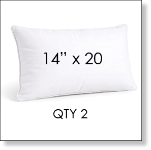 14" x 20" Lumbar or Rectangular Outdoor Pillows - Custom Made To Order