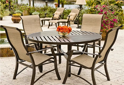 Replacement sling fabric for better quality patio sling furniture