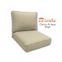 Sunbrella Canvas Antique Beige Outdoor Patio Furniture Replacement Cushions Made By Cascadia Outdoor Cushions