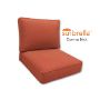 Sunbrella Canvas Brick Outdoor Patio Furniture Replacement Cushions Made By Cascadia Outdoor Cushions