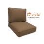 Sunbrella Canvas Cocoa Outdoor Patio Furniture Replacement Cushions Made By Cascadia Outdoor Cushions