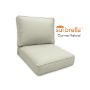 Sunbrella Canvas Natural Outdoor Patio Furniture Replacement Cushions Made By Cascadia Outdoor Cushions