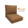 Sunbrella Canvas Teak Outdoor Patio Furniture Replacement Cushions Made By Cascadia Outdoor Cushions