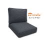 Sunbrella Canvas Twilight Outdoor Patio Furniture Replacement Cushions Made By Cascadia Outdoor Cushions