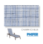 Charm Ice Blue Chaise Lounge Replacement Slings