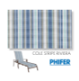 Cole Stripe Riviera Chaise Lounge Replacement Slings