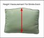 Picture of Canvas Antique Beige Patio Chair Cushion Style B