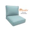 Sunbrella Canvas Mineral Outdoor Patio Furniture Replacement Cushions Made By Cascadia Outdoor Cushions