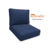 Sunbrella Canvas Navy Outdoor Patio Furniture Replacement Cushions Made By Cascadia Outdoor Cushions