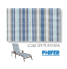 Cole Stripe Riviera Chaise Lounge Replacement Slings