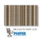 Brooklyn Stripe Clay Custom Patio Chair Replacement Slings