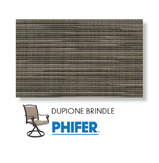 Dupione Brindle Two Piece Patio Chair Sling Replacement Fabric