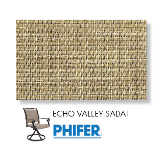 Echo Valley Sadat Two Piece Patio Chair Sling Replacement Fabric