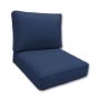 Sunbrella Canvas Navy Outdoor Patio Furniture Replacement Cushions Made By Cascadia Outdoor Cushions