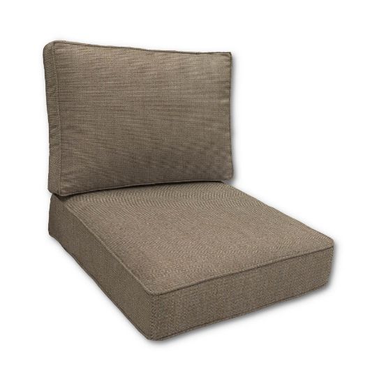 Sunbrella Canvas Taupe Outdoor Patio Furniture Replacement Cushions Made By Cascadia Outdoor Cushions