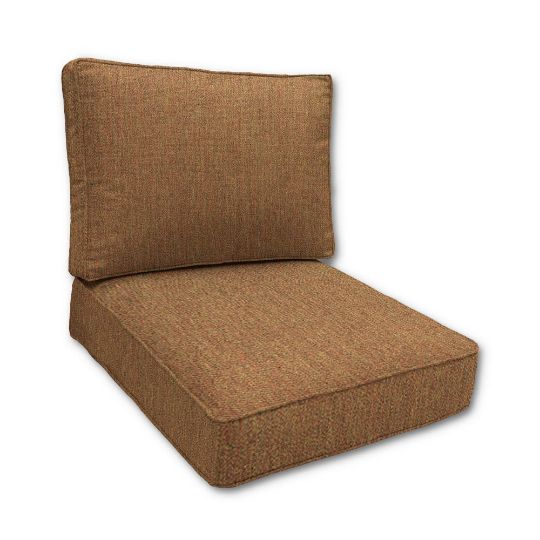 Sunbrella Canvas Teak Outdoor Patio Furniture Replacement Cushions Made By Cascadia Outdoor Cushions