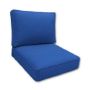 Sunbrella Canvas True Blue Outdoor Patio Furniture Replacement Cushions Made By Cascadia Outdoor Cushions