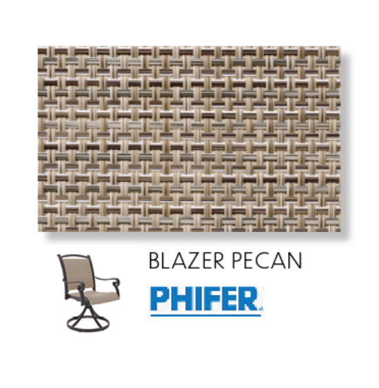 Blazer Pecan Two Piece Patio Chair Sling Replacement Fabric