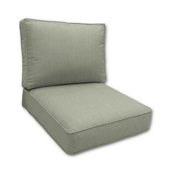 Sunbrella Canvas Sea Salt Outdoor Patio Furniture Replacement Cushions Made By Cascadia Outdoor Cushions