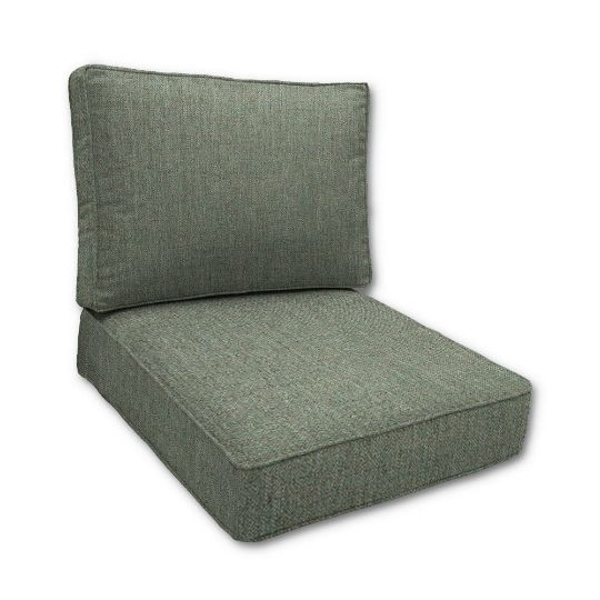 Sunbrella Cast Sage Outdoor Patio Furniture Replacement Cushions Made By Cascadia Outdoor Cushions