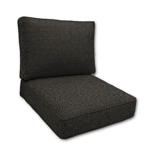 Sunbrella Spectrum Carbon Outdoor Patio Furniture Replacement Cushions Made By Cascadia Outdoor Cushions