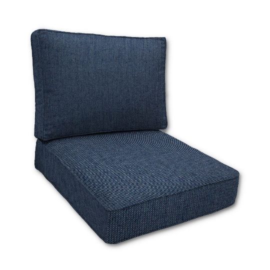 Sunbrella Spectrum Indigo Outdoor Patio Furniture Replacement Cushions Made By Cascadia Outdoor Cushions