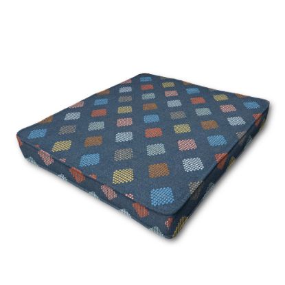 Patio Dining Chair Seat Cushion Boxed Style - - Custom outdoor patio furniture cushions from Cascadia Outdoor Cushions in Sunbrella Fabric