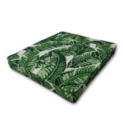 Patio Dining Chair Seat Cushion Boxed Style - - Custom outdoor patio furniture cushions from Cascadia Outdoor Cushions in Sunbrella Fabric