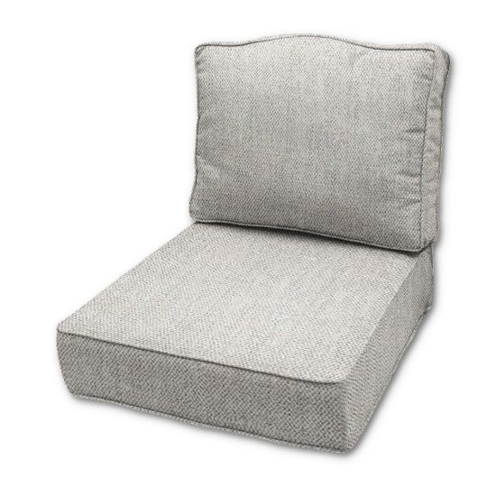 Chartres Gull Patio Chair Replacement Cushions Made By Cascadia Outdoor Cushions