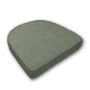 Cushion for wicker patio chairs, contoured or rounded at the back, Designed specifically for outdoor wicker patio chairs.