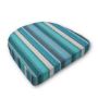 Cushion for wicker patio chairs, contoured or rounded at the back, Designed specifically for outdoor wicker patio chairs.