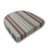 Cushion for wicker patio chairs, contoured or rounded at the back, Designed specifically for outdoor wicker patio chairs.