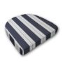 Cushion for wicker patio chairs, contoured or rounded at the back, Designed specifically for outdoor wicker patio chairs.