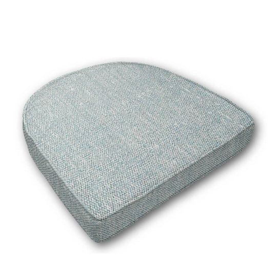 Cushion for wicker patio chairs, contoured or rounded at the back, Designed specifically for outdoor wicker patio chairs.