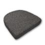 Wicker Patio Chair Cushions with a rounded back Boxed Double Piped Patio Dining Chair Seat Pad or Seat Cushion from Cascadia Outdoor Cushions