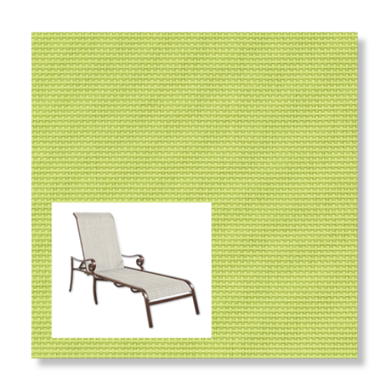 Garden Green Chaise Lounge Replacement Slings