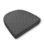 Wicker Patio Chair Cushions with a rounded back Boxed Double Piped Patio Dining Chair Seat Pad or Seat Cushion from Cascadia Outdoor Cushions