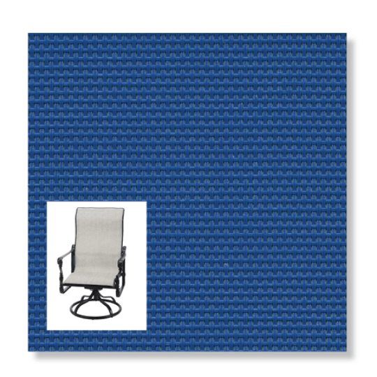 Royal Blue Replacement Sling Fabric for patio sling chairs