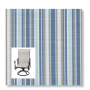 Cole Stripe RIviera Replacement Sling Fabric for patio sling chairs