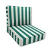 Mason Forrest Green Custom Outdoor Patio Furniture Replacement Cushions made by Cascadia Outdoor Cushions