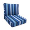 Milano Cobalt Relate Harbor Custom Outdoor Patio Furniture Replacement Cushions made by Cascadia Outdoor Cushions