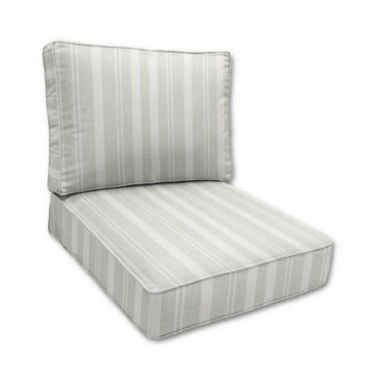 Tranquil Sage Tranquil Linen Custom Outdoor Patio Furniture Replacement Cushions made by Cascadia Outdoor Cushions