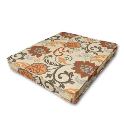 Dining Chair Seat Cushion Boxed Style - - Custom outdoor patio furniture cushions from Cascadia Outdoor Cushions in Sunbrella Fabrics