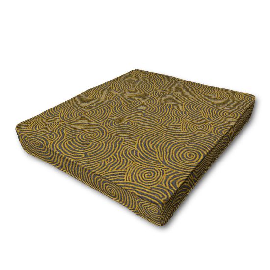 Patio Dining Chair Seat Cushion Boxed Style - - Custom outdoor patio furniture cushions from Cascadia Outdoor Cushions in Sunbrella Fabric