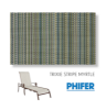 Trixie Stripe Myrtle Chaise Lounge Replacement Slings