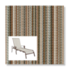 Brooklyn Stripe Clay Chaise Lounge Replacement Slings