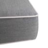 Outdoor Patio Furniture Replacement Cushions - Boxed With Contrast Piping or Welting