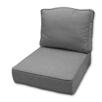 Chartres Gull Patio Chair Replacement Cushions Made By Cascadia Outdoor Cushions