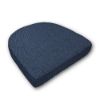 Cushion for wicker patio chairs, contoured or rounded at the back, Designed specifically for outdoor wicker patio chairs.