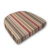 Cushion for wicker patio chairs, contoured or rounded at the back, Designed specifically for outdoor wicker patio chairs.